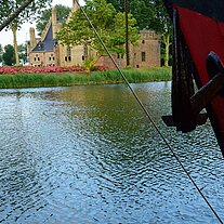 Bug der Mare Mareike und Schloss v. Medemblik Bug der Mare Mareike und Schloss v. Medemblik