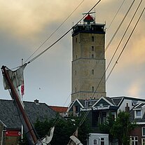 Der Leuchtturm Brandaris begrüßt uns Der Leuchtturm Brandaris begrüßt uns