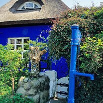 blaue Scheune in Vitte blaue Scheune