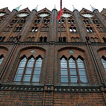 das Rathaus Fassade das Rathaus Fassade