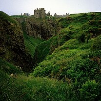 Dunnottar Castle mit Schlucht Dunnottar Castle mit Schlucht