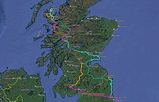Schottland, Glencoe, Isle of Skye Landkarte zurück Newcastle