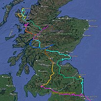 Tour komplett Landkarte zurück Newcastle