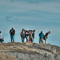 Die anderen auf dem Felsen