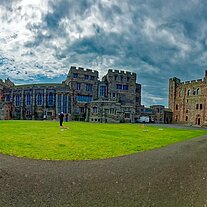 Bamburgh Castle Innenhof Bamburgh Castle Innenhof