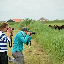 knieende Fotografen knieende Fotografen
