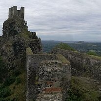 auf der Burg Trosky auf der Burg Trosky
