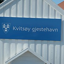 Kvitsoy Gästehafen ("Geisterhafen") Inschrift Kvitsoy Geisterhafen