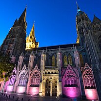 die Kathedrale Notre Dame bei Nacht die Kathedrale Notre Dame bei Nacht