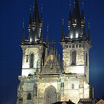 Teynkiche bei Nacht Teynkiche bei Nacht