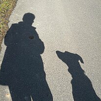 Leo und ich Schatten Leo und ich Schatten
