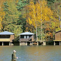 Angler am Rußweiher Angler am Rußweiher