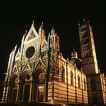 Siena: Dom nachts Dom nachts