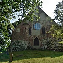 Kirche von Altenkirchen Backsteingotik