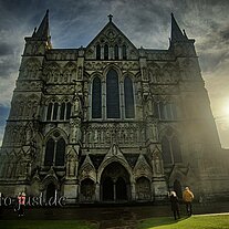 die Kathedrale von Salisbury Front