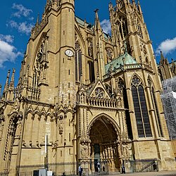 Kathedrale von Metz Eingang Kathedrale von Metz Eingang