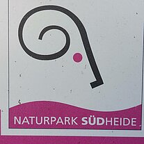 Schild Naturpark Südheide Schild Naturpark Südheide