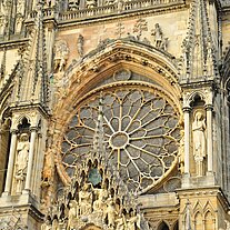 Kathedrale von Reims Frontrosette