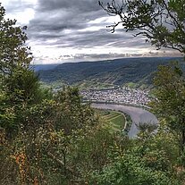 Das Moseltal vom Calmont aus