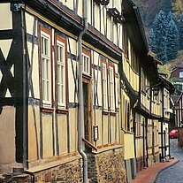 Fachwerkhäuser Straßenzug Fachwerkhäuser Straßenzug