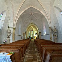 in der Kirche von Omonville-la-Rogue in der Kirche von Omonville-la-Rogue