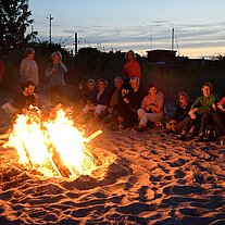 Lagerfeuer am Strand Lagerfeuer am Strand
