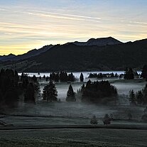 Nebel vor den Alpen Nebel vor den Alpen