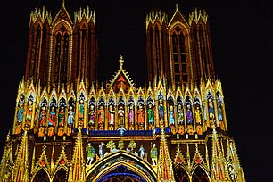 Kathedrale von Reims - Illumination Kathedrale von Reims - Illumination