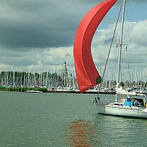 einlaufen in den Hafen von Enkhuizen einlaufen in den Hafen von Enkhuizen