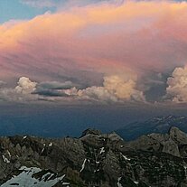 Wolkenstimmung bei Sonnenuntergang Wolkenstimmung bei Sonnenuntergang