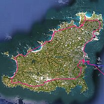 Karte Guernsey Karte Guernsey
