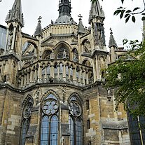 Kathedrale von Reims hinteres Schiff Kathedrale von Reims hinteres Schiff