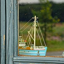 Schiffchen im Fenster Schiffchen im Fenster