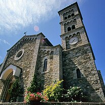 Die Kirche von Castellina in Chianti Die Kirche von Castellina in Chianti