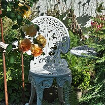 Stuhl im Garten Stuhl im Garten