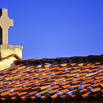 Dach der Kapelle Nostra Signora Dach der Kapelle Nostra Signora