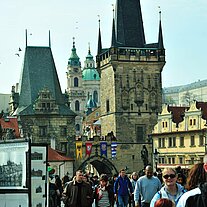 auf der Karlsbrücke auf der Karlsbrücke