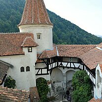 Blick in den Burghof Blick in den Burghof