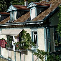 Häuser gegenüber der Nydeggbrücke Häuser gegenüber der Nydeggbrücke