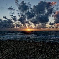 Sonnenuntergang am Meer