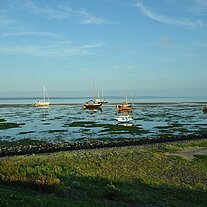 Boote im Wattenmeer Boote im Wattenmeer
