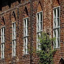 Fensterreihe am Klostergebäude Fensterreihe am Klostergebäude