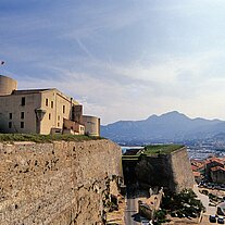Blick von der Zitadelle nach Calvi Blick von der Zitadelle nach Calvi